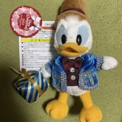 ディズニー　クリスマス　2022 ドナルド　ぬいぐるみバッジ
