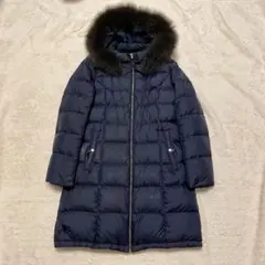 【人気】anysis 洗える　ダウンコート　リバーシブル　ネイビー　Sサイズ