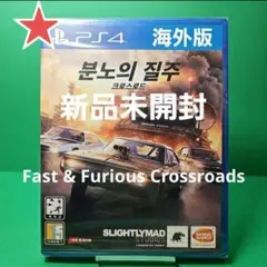 【新品】PS4 Fast & Furious Crossroads 韓国限定版