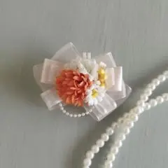 ビタミンカラーとおリボン　子ども　キッズ　コサージュ　ブローチ　入学式　入園式