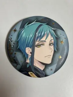 ツイステ 5周年 ブレイジングジュエル フロイド缶バッジ