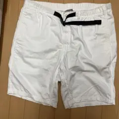GRAMICCI ホワイト ショートパンツ Lサイズ