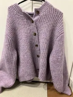 GRL ニット紫　Fサイズ　説明の拝見お願いします