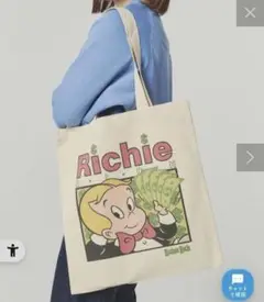 新品　トートBAG RICHIE RICH キャラクター　ポケユニ