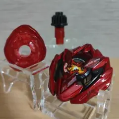 ベイブレードX　ドランバスター　メタルコート　レッド