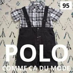 POLO Baby シャツ COMME CA ISM サロペット95男の子のサムネイル
