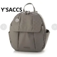美品✨　Y'SACCS グレージュ　ドット柄 リュック　S 撥水加工　バックのサムネイル