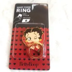 新品　アメキャラ　ベティ・ブープ スマートフォン　リング　スマホ　ベディちゃん