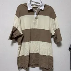 GU ストライプデザイン Tシャツ Lサイズ