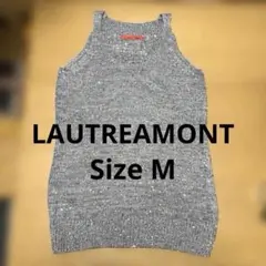 ロートレアモン LAUTREAMONT ニット タンクトップ グレー