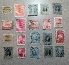 使用済切手セット 20枚　①