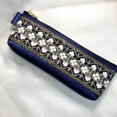 m*n様 インド刺繍リボン　ペンケース