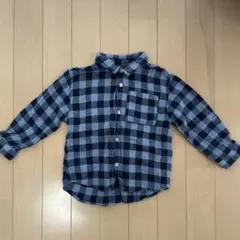 ZARA チェック柄長袖シャツ 12-18ヶ月