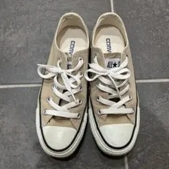 CONVERSE ALL STAR ベージュ ローカット スニーカー 22.5