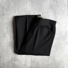 【50-60s vintage】スラックス　ブラック　無地　棒talon 古着