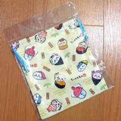 【新品 未使用】ちいかわ ちいかわ寿司 ほどよいサイズの巾着（お寿司なみんな）