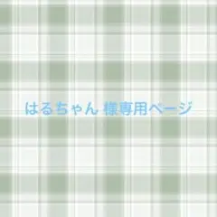 はるちゃん 様専用ページ
