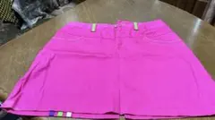 adidas レディース ゴルフスカート ピンク M