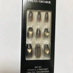 FINGER SUIT PRESS-ON NAIL COFFIN FNP-806