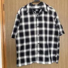 Garcon Wave オンブレチェック オープンカラーシャツ シャドーチェックのサムネイル