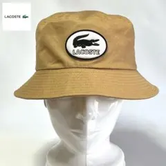 【新品】定価7700円 LACOSTE 日本製 ワニワッペンロゴバケットハットのサムネイル