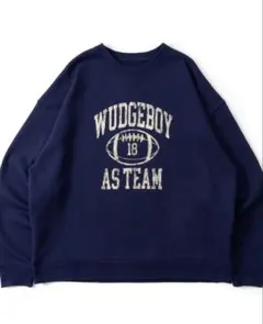 WUDGEBOY rugby　crew sweat