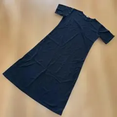 恋の関係 FASHION 半袖 ロングワンピース ブラック
