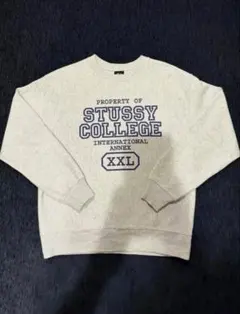 stussy STUSSY COLLEGE スウェット Sサイズ　グレー