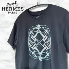 HERMES ベージュ マキシTシャツカルトゥッシュ36