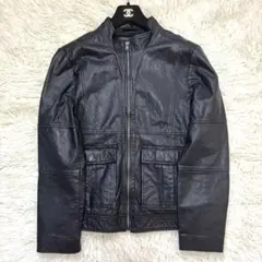 00s old GAP レザージャケット　羊革　黒　M