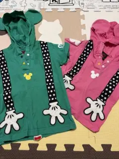 ミッキー BABYDOLL Tシャツ 2枚セット