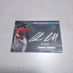 CORBIN CARROLL 125枚限定 銀サイン インセプション topps
