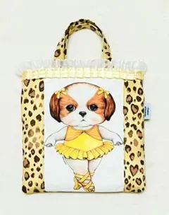 そ*2様 コヤンイサムチョン　ハンドメイド　丸底トートバッグ　デニムヒョウ柄　ア m*e様 コヤンイサムチョン トートバッグ ギム ハンドメイド