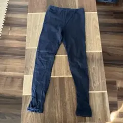ネイビー　レギンス　スパッツ　140 子供服　マザウェイズ