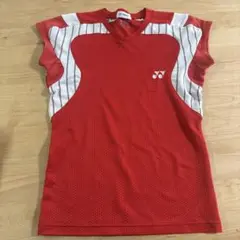 ヨネックス バドミントンシャツ レッド　Sサイズ