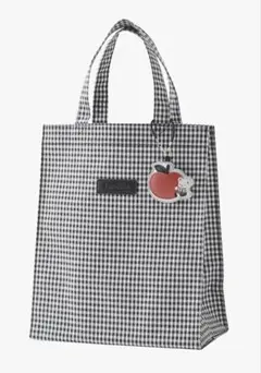 ファミリア　ギンガムチェック　トートバック