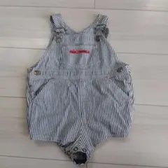 ミキハウス　ロンパース　80　ストライプ