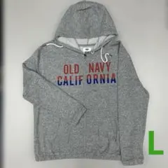 OLD NAVY フルジップ パーカー グレー　フーディー
