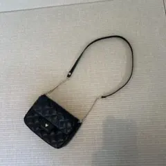 H&M キルティング ショルダーバッグ ブラックのサムネイル