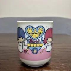 1985年製サンリオ　リトルツインスターズ　キキララ　湯呑み