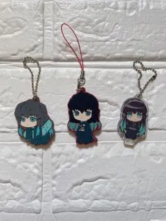 鬼滅の刃 ストラップ キーホルダー3個セット 時透無一郎