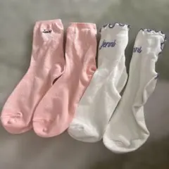 ジェニィ　靴下2足　19〜21㎝くらい