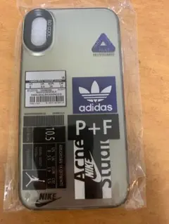 iPhoneケース　iPhonexr用 未使用新品ソフトケースadidasカバー