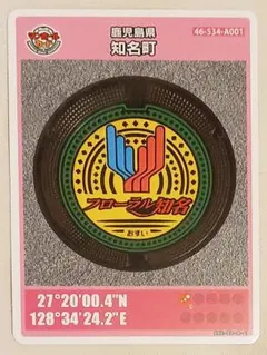 フローラル知名 マンホールカード