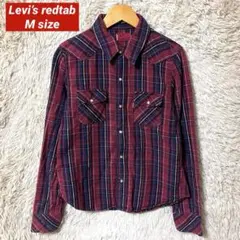 Levi’s redtab チェックシャツ ウエスタンシャツ M メンズ