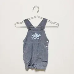 平成レトロ　ShamaMaruta 80 オーバーオール　デニム風