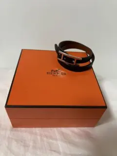 箱付】エルメス Hベルト コンスタンス リバーシブル 70 黒 茶 シルバー