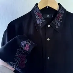 花柄メンズシャツ