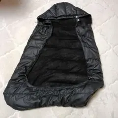 ブラックフード付き抱っこ紐カバー　ピレネー産