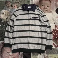 90s LACOSTE ボーダーニット